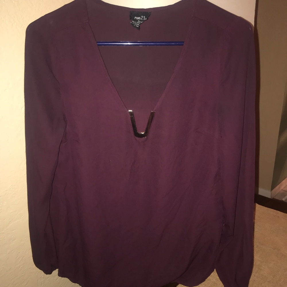Long sleeve blouse